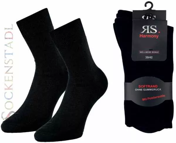 RS. Harmony Wellness Sohle | Schwarz RS. Harmony Wellness Sohle | Schwarz